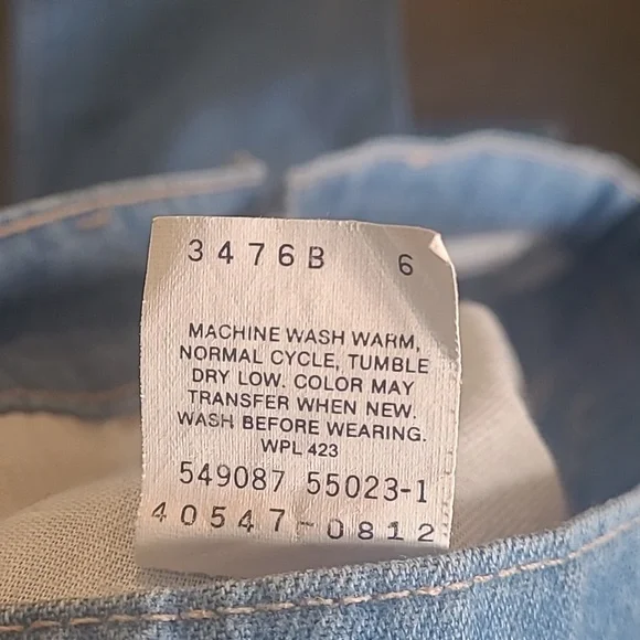 VINTAGE 80s LEVIS JEANS ORANGE TAB A SKOSH MORE COMFORT JEANS 38x32 - Picture 6 of 9